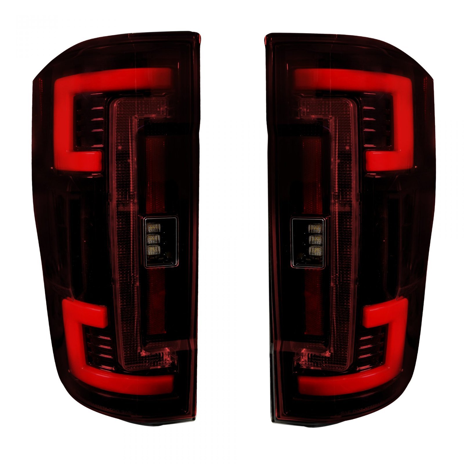 Ford Super Duty F250/350/450/550 17-19 Tail Lights OLED in Red - Image 5