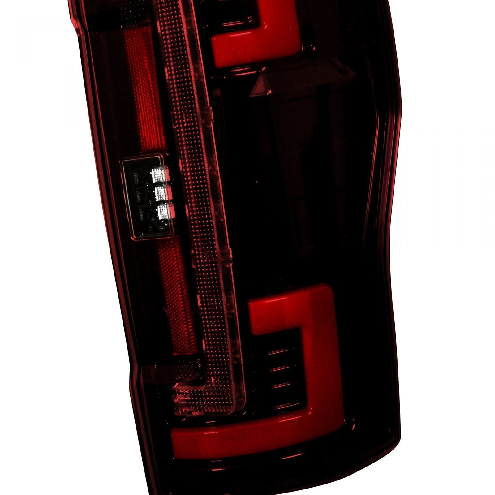 Ford Super Duty F250/350/450/550 17-19 Tail Lights OLED in Red - Image 2