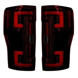 Ford Super Duty F250/350/450/550 17-19 Tail Lights OLED in Red - Image 4