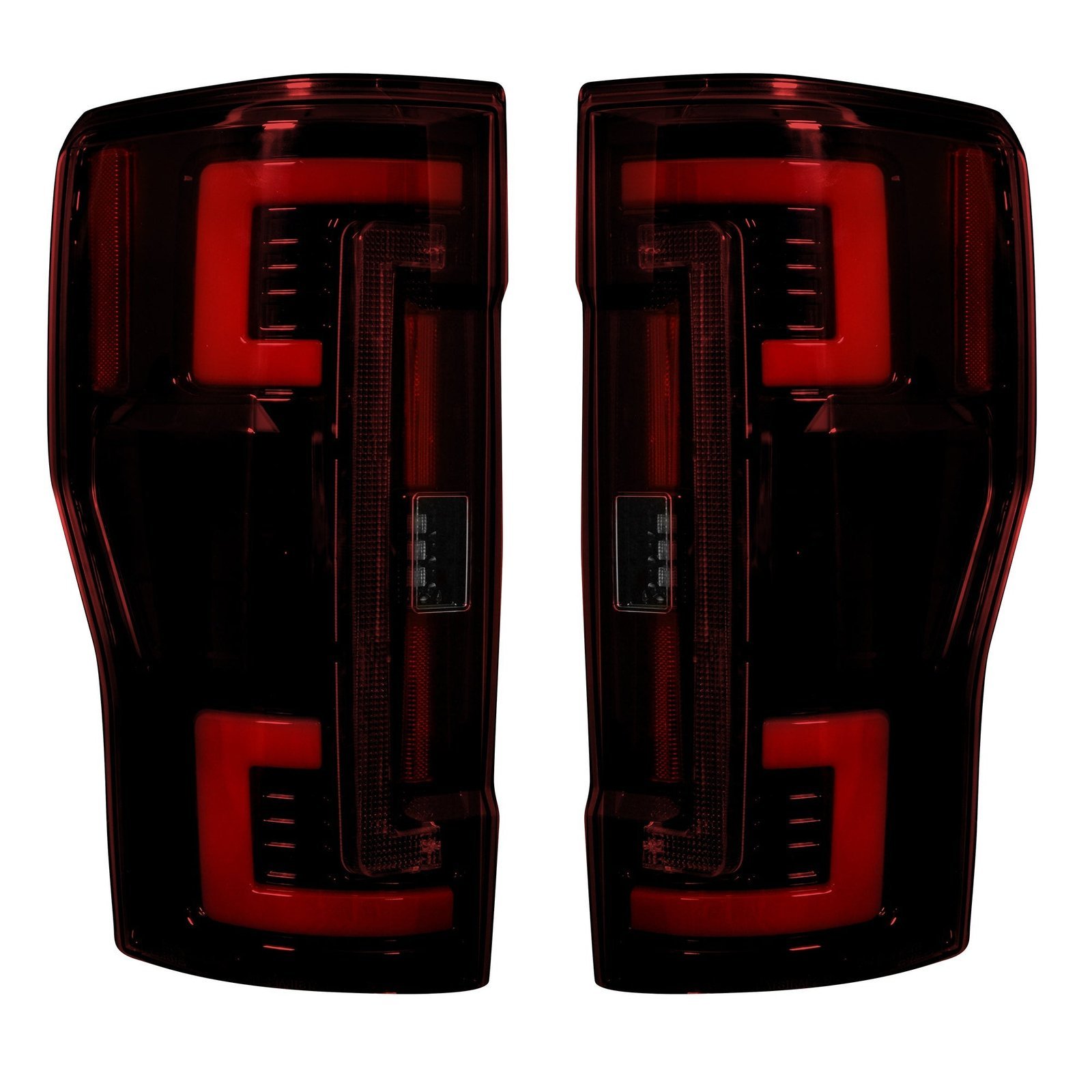 Ford Super Duty 20-22 (Replaces OEM LED) Tail Lights OLED in Red - Image 4