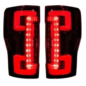 Ford Super Duty F250/350/450/550 17-19 Tail Lights OLED in Red - Image 3