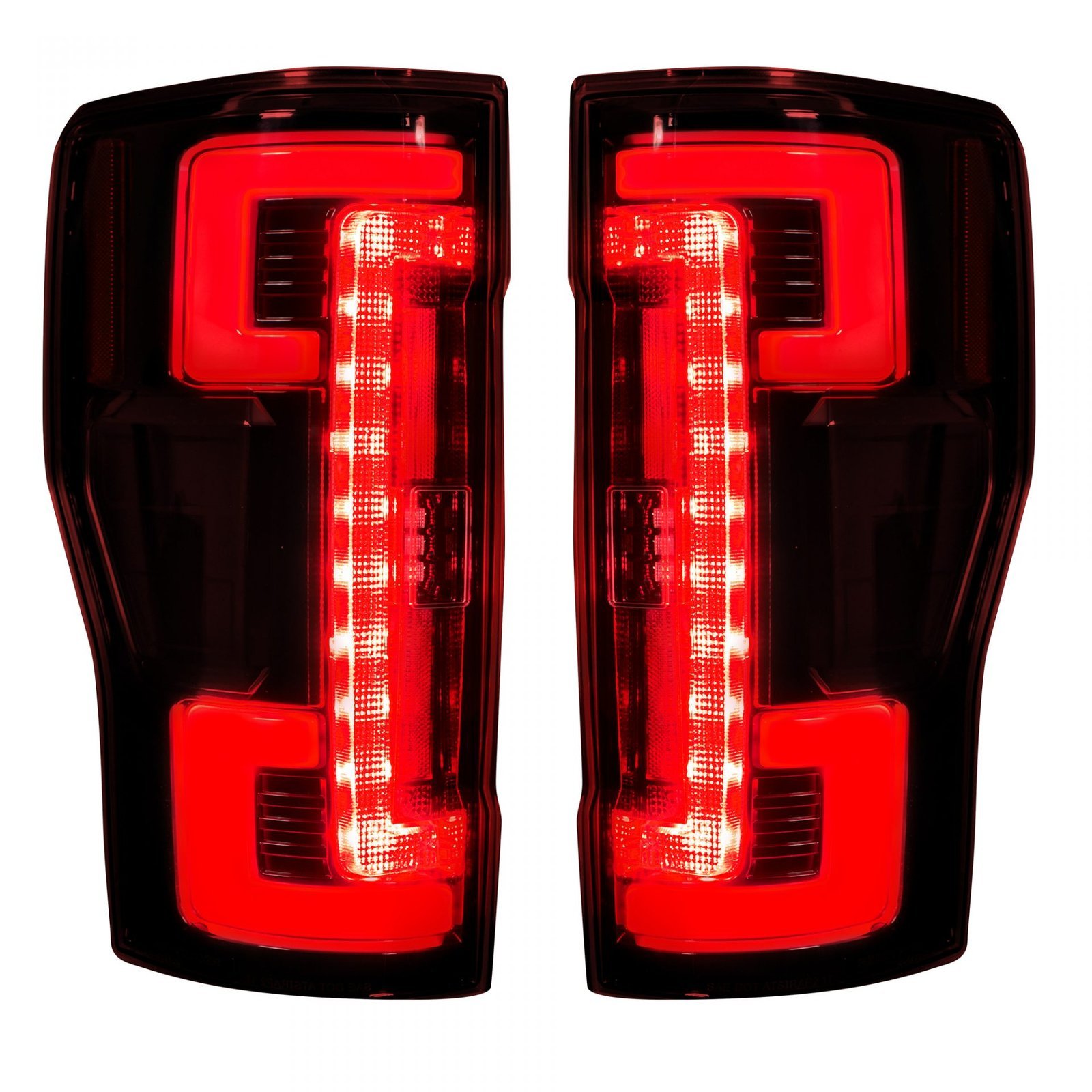 Ford Super Duty F250/350/450/550 17-19 Tail Lights OLED in Red - Image 3