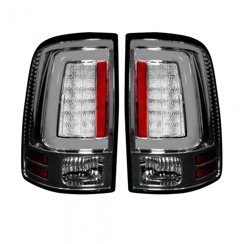 Dodge RAM 1500/2500/3500 13-18 (Replaces OEM LED) Tail Lights OLED in Clear