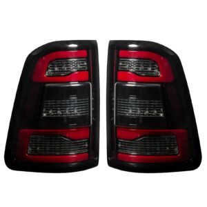 Dodge RAM 1500 19-21 OLED Tail Lights Smoked - Image 1