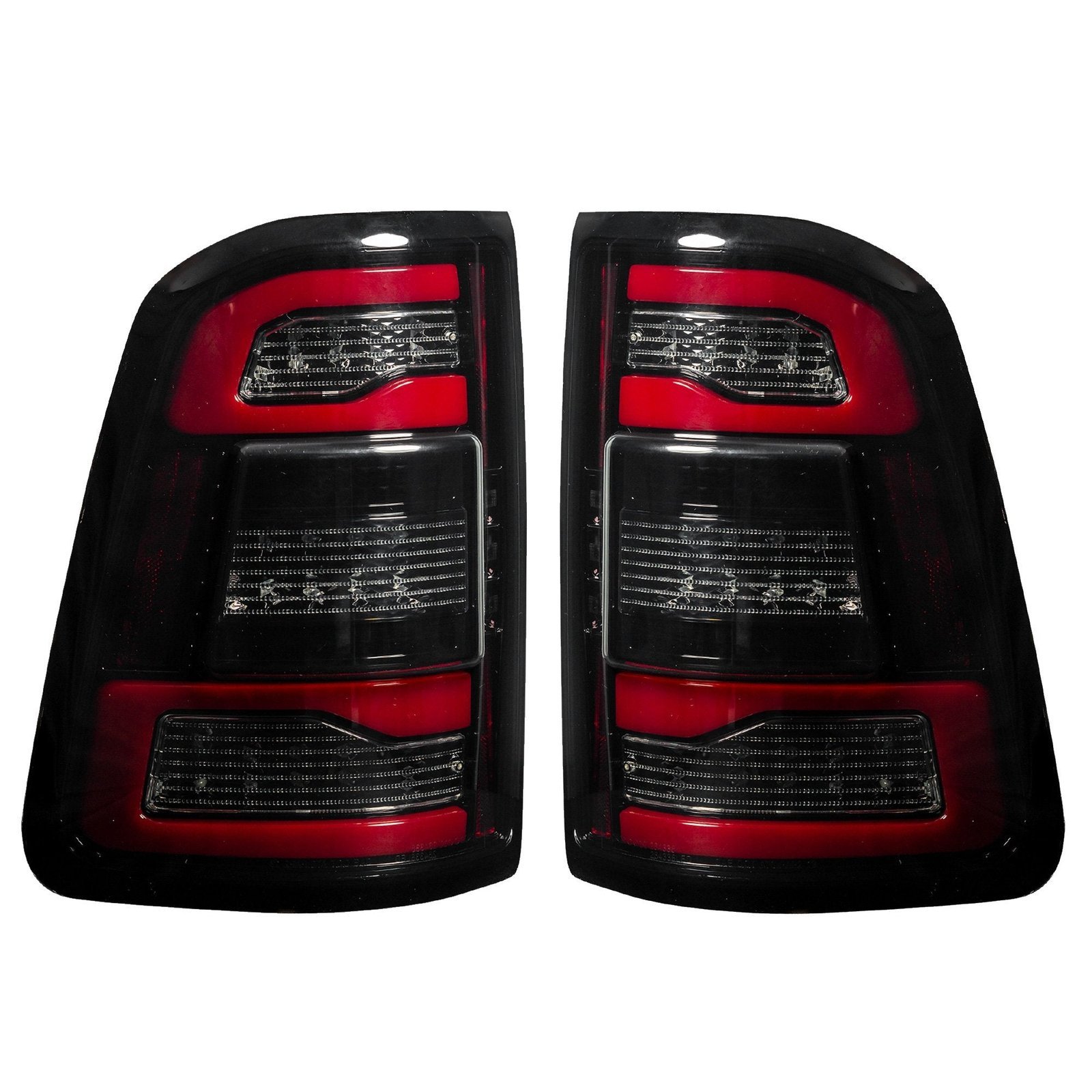 Dodge RAM 1500 19-21 OLED Tail Lights Smoked - Image 1