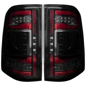 Dodge RAM 1500 19-21 OLED Tail Lights Smoked Replaces OEM LED Tail Lights - Image 2