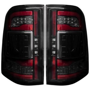 Dodge RAM 1500 19-21 OLED Tail Lights Smoked w/ NO Blind Spot Sensor - Image 1