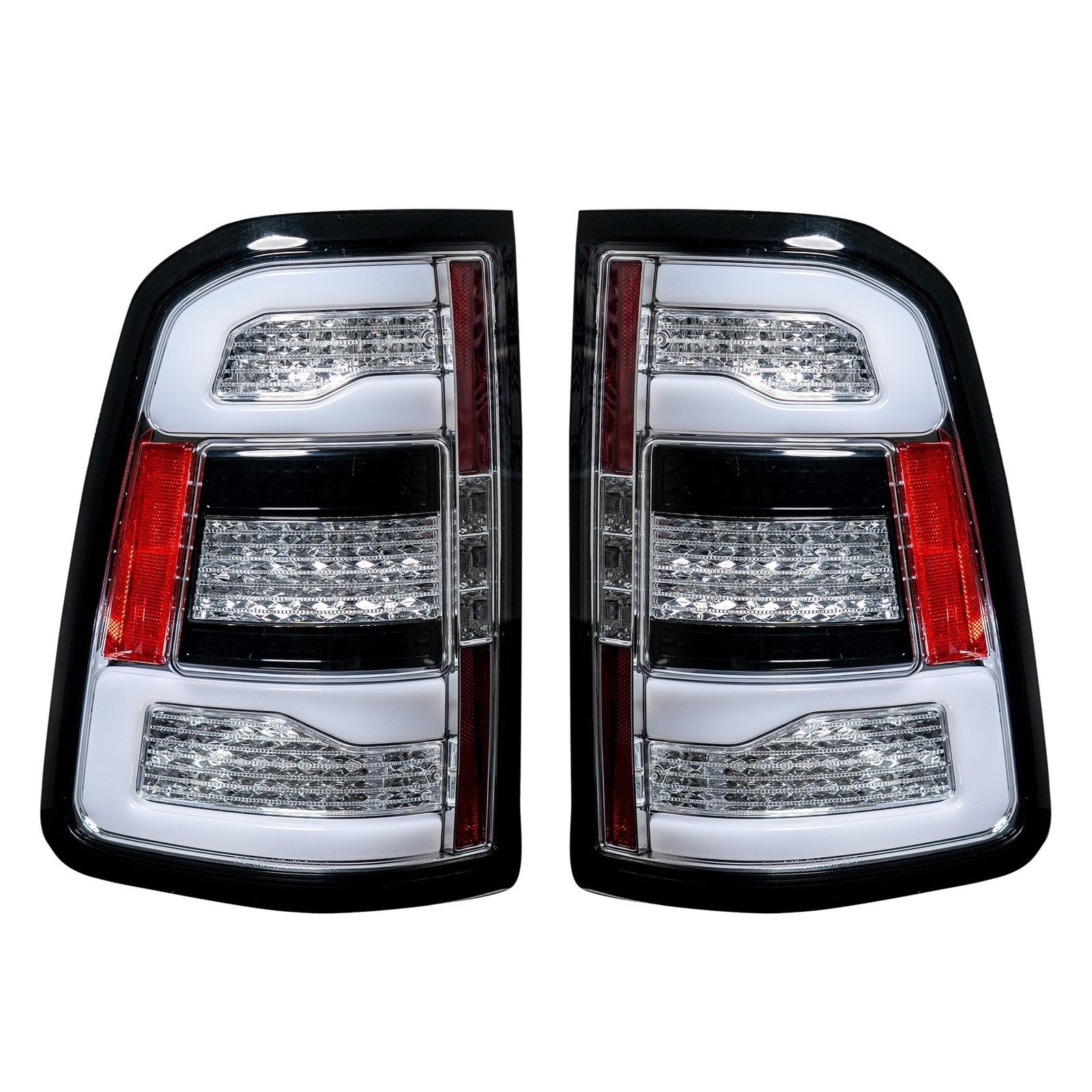 Dodge RAM 1500 19-21 OLED Tail Lights Clear - Image 1