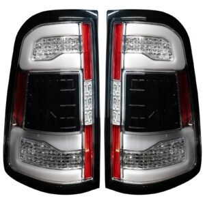 Dodge RAM 1500 19-21 OLED Tail Lights w/ NO Blind Spot Sensor in Clear - Image 1