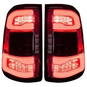 Dodge RAM 1500 19-21 OLED Tail Lights w/ NO Blind Spot Sensor in Clear - Image 2