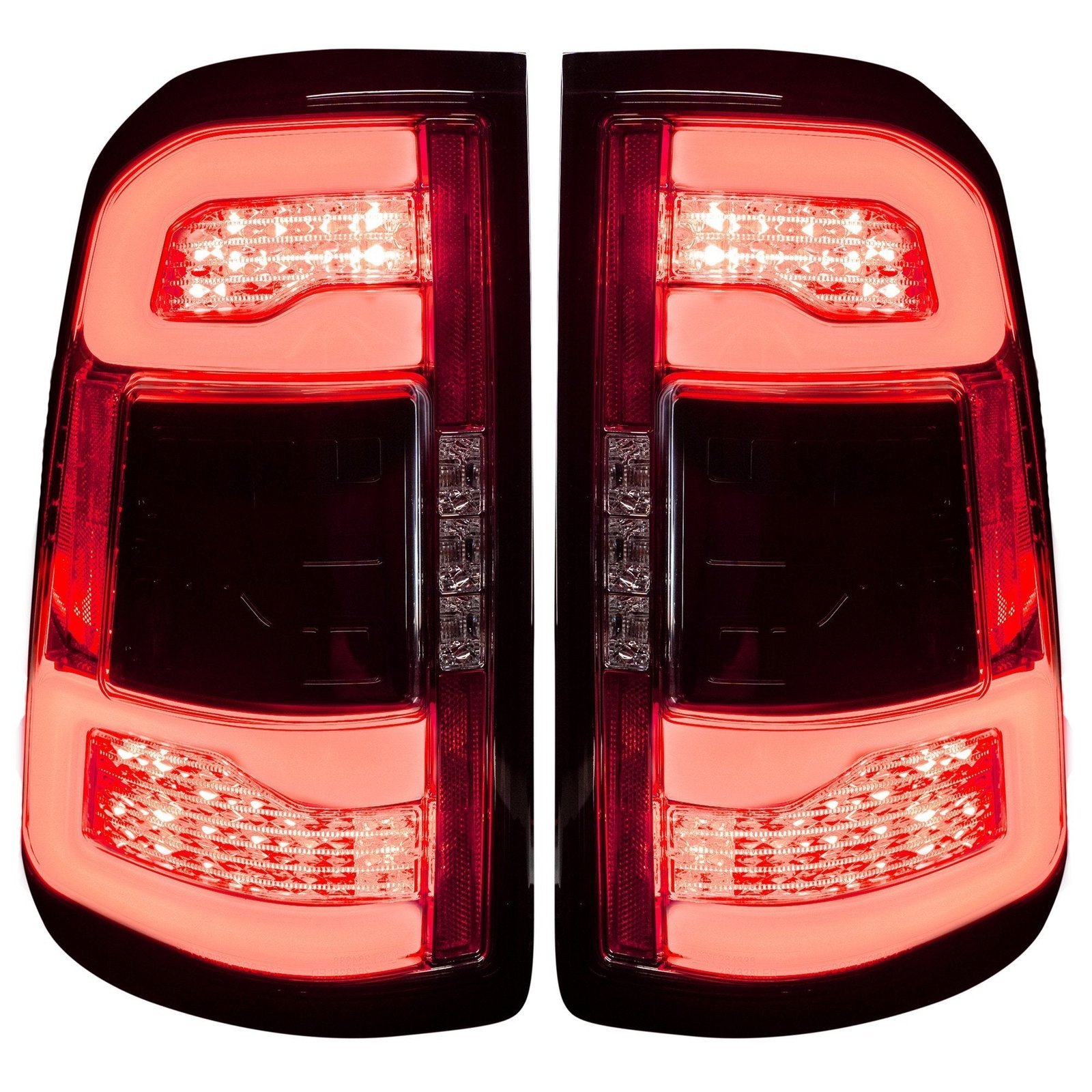 Dodge RAM 1500 19-21 OLED Tail Lights w/ NO Blind Spot Sensor in Clear - Image 2
