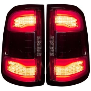 Dodge RAM 1500 19-21 OLED Tail Lights w/ NO Blind Spot Sensor in Clear - Image 3