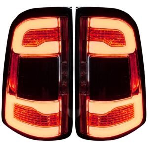 Dodge RAM 1500 19-21 OLED Tail Lights Smoked Replaces OEM LED Tail Lights - Image 3