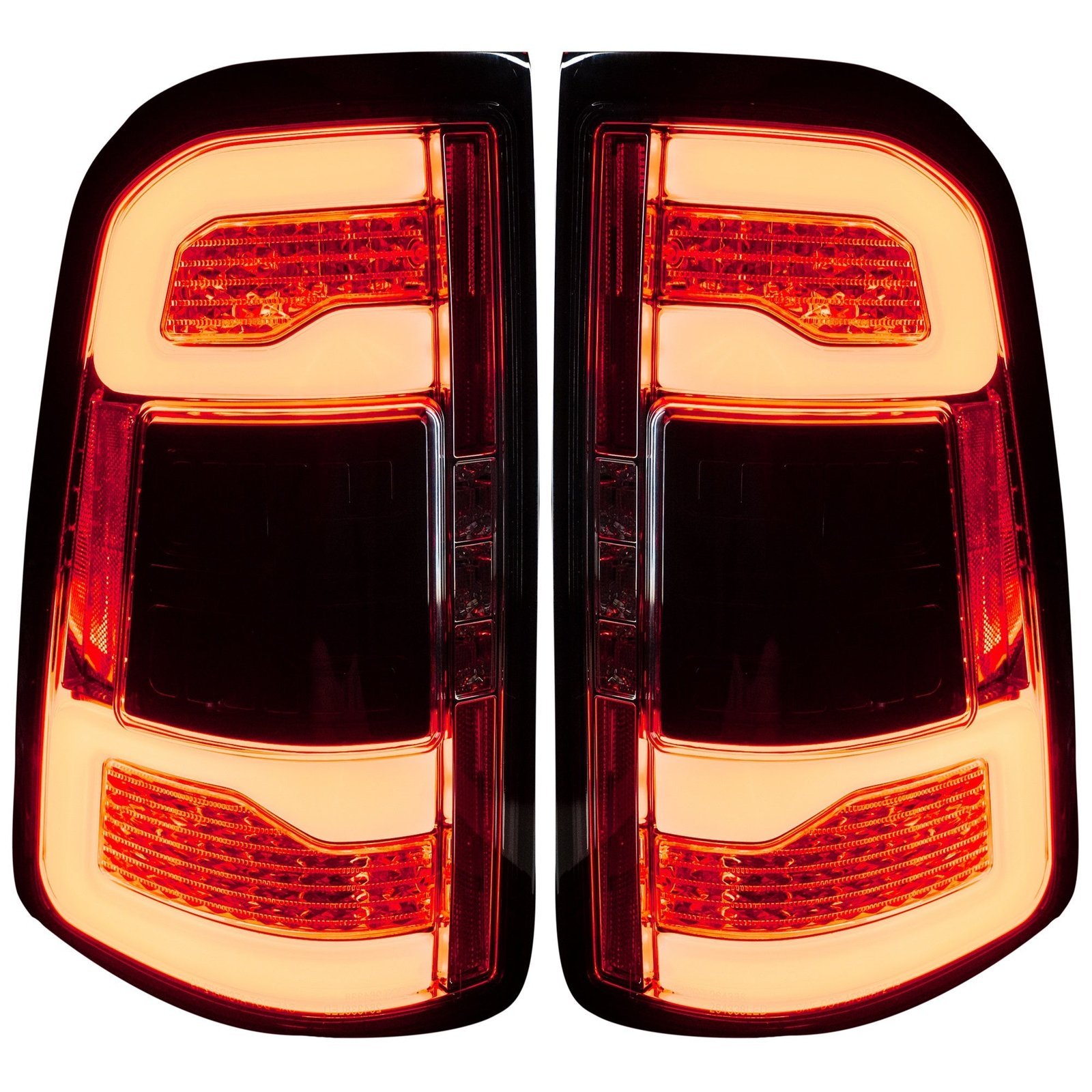 Dodge RAM 1500 19-21 OLED Tail Lights Smoked Replaces OEM LED Tail Lights - Image 3