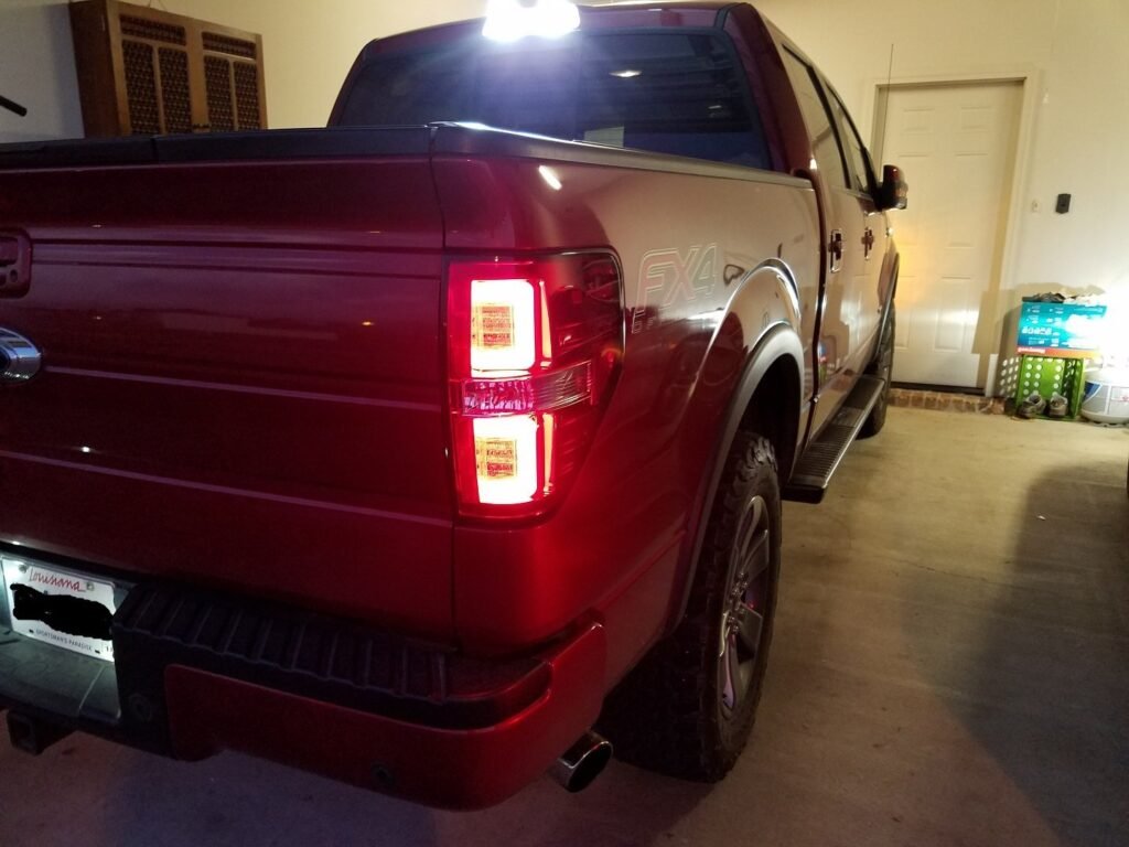 Ford F150 & Raptor 09-14 Tail Lights OLED in Dark Red Smoked