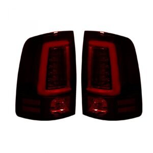 Dodge RAM 1500 09-18 & 2500/3500 10-18 Tail Lights OLED in Dark Red Smoked - Image 2