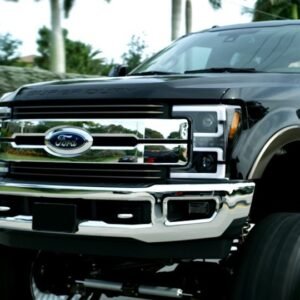 Ford Super Duty 17-19 Projector Headlights OLED DRL & LED Turn Signals Clear - Image 3
