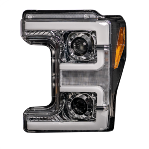 Ford Super Duty 17-19 Projector Headlights OLED DRL & LED Turn Signals Clear - Image 1