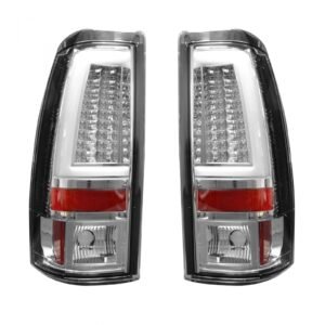 Chevy Silverado & GMC Sierra 99-07 Tail Lights OLED in Clear - Image 1