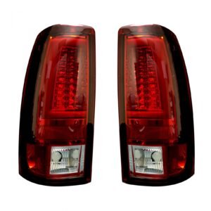 Chevy Silverado & GMC Sierra 99-07 Tail Lights OLED in Red - Image 1