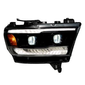 Dodge RAM 1500 19-21 Projector Headlights Smoked/Black - Image 2