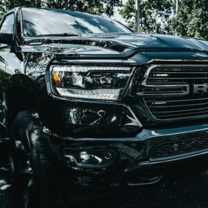 Dodge RAM 1500 19-21 Projector Headlights Smoked/Black - Image 3