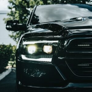 Dodge RAM 1500 19-21 Projector Headlights Smoked/Black - Image 4