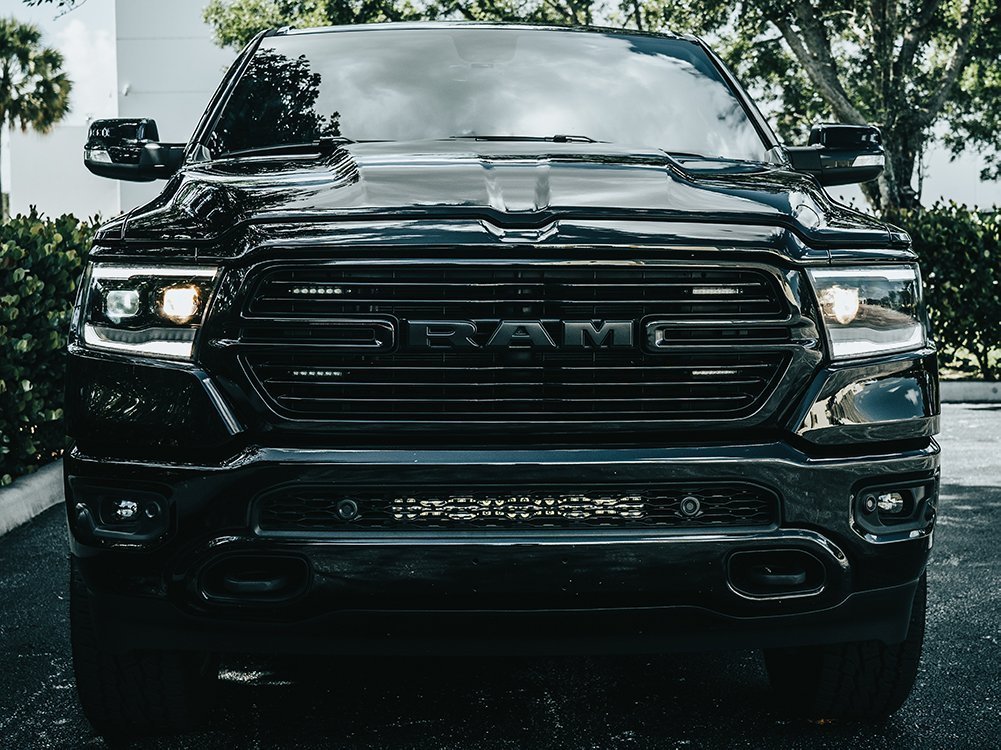 Dodge RAM 1500 19-21 Projector Headlights Smoked/Black