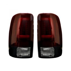Chevy Tahoe/Suburban & GMC Yukon Denali 00-06 Tail Lights OLED Dark Red Smoked - Image 1