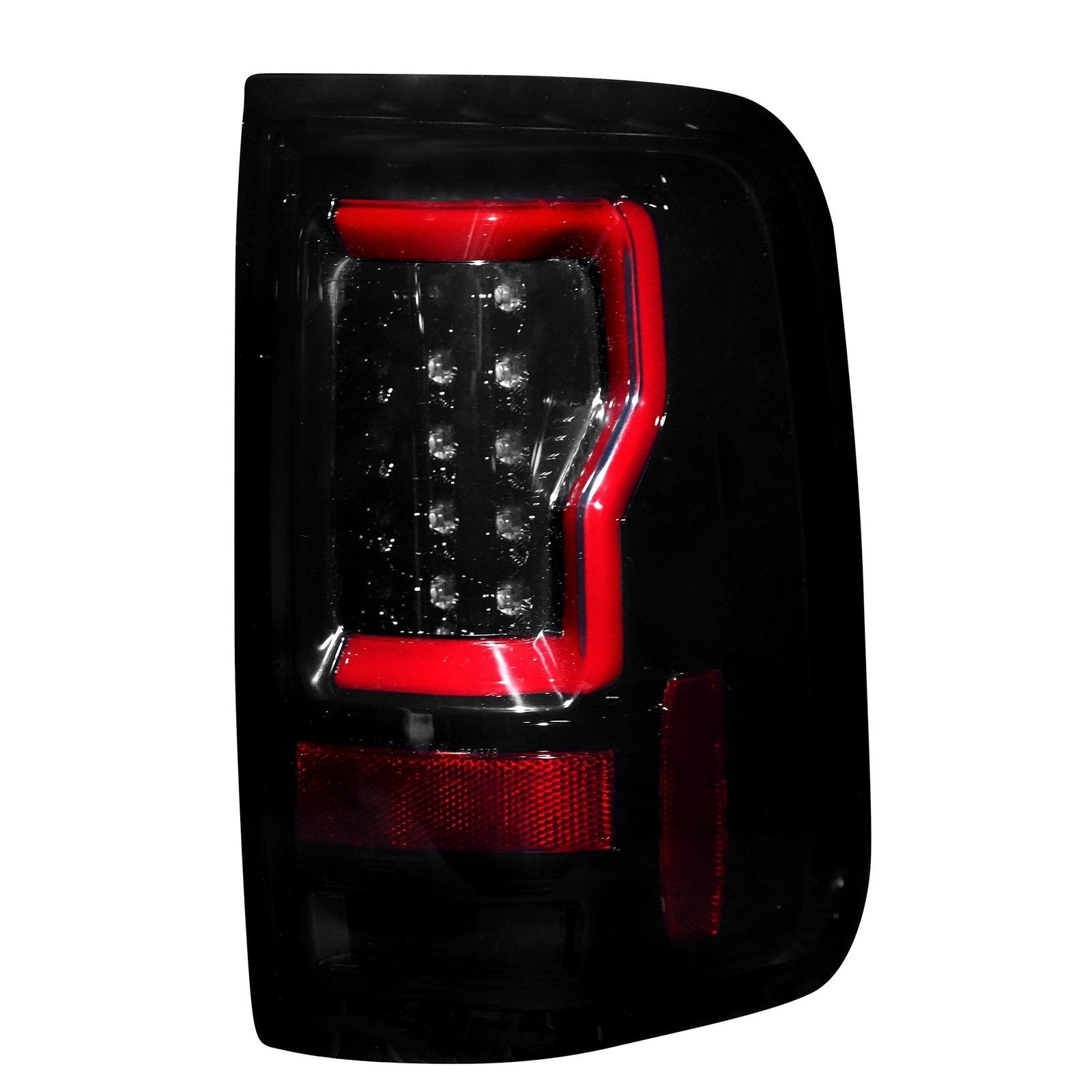 Ford F150 04-08 Straight Tail Lights OLED in Smoked - Image 1