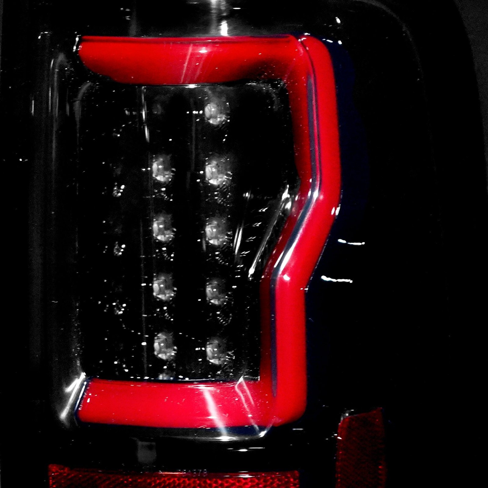 Ford F150 04-08 Straight Tail Lights OLED in Smoked - Image 2