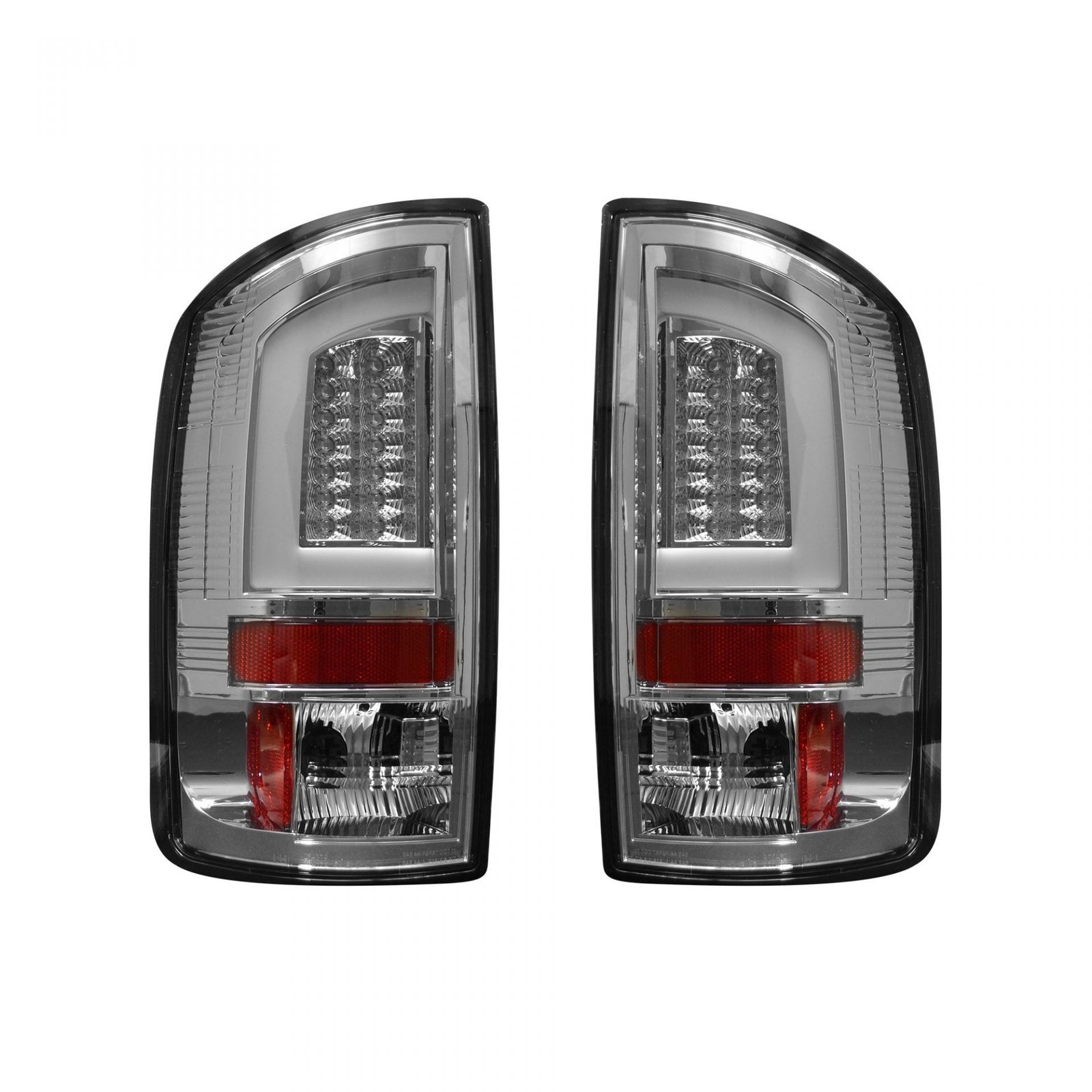 Dodge RAM 1500 07-08 & 2500/3500 07-09 Tail Lights OLED in Clear - Image 2