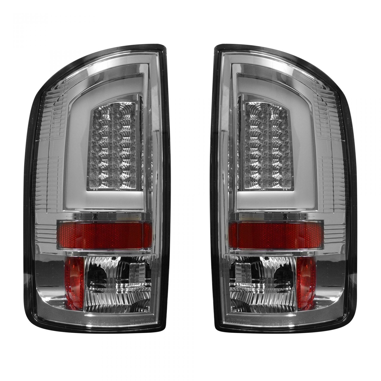Dodge RAM 1500 02-06 & 2500/3500 03-06 Tail Lights OLED in Clear - Image 1
