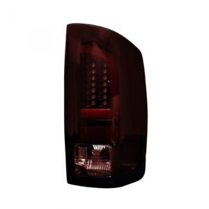 Dodge RAM 1500 02-06 & 2500/3500 03-06 OLED Tail Lights - Dark Red Smoked Lens - Image 2