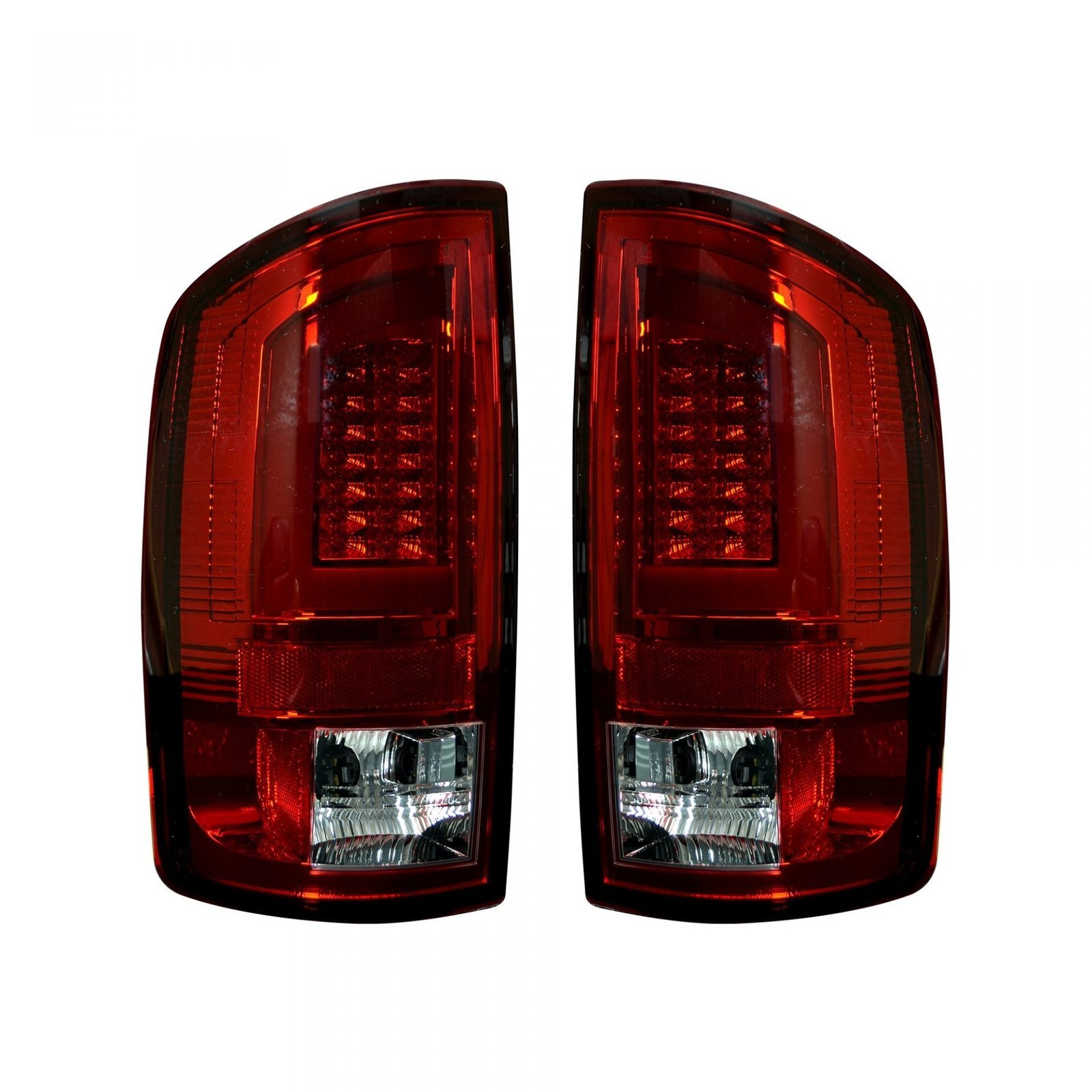 Dodge RAM 1500 07-08 & 2500/3500 07-09 Tail Lights OLED in Red - Image 2