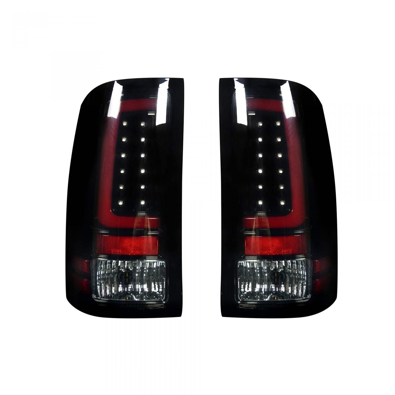GMC Sierra 07-13 Tail Lights OLED in Smoked - Image 1
