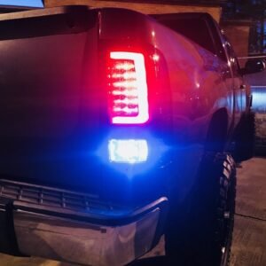 GMC Sierra 07-13 Tail Lights OLED in Clear - Image 2
