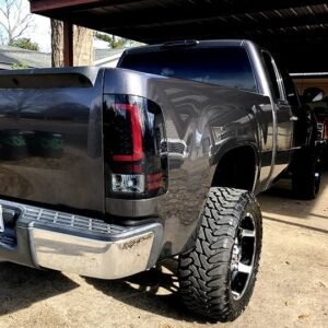 GMC Sierra 07-13 Tail Lights OLED in Red - Image 7