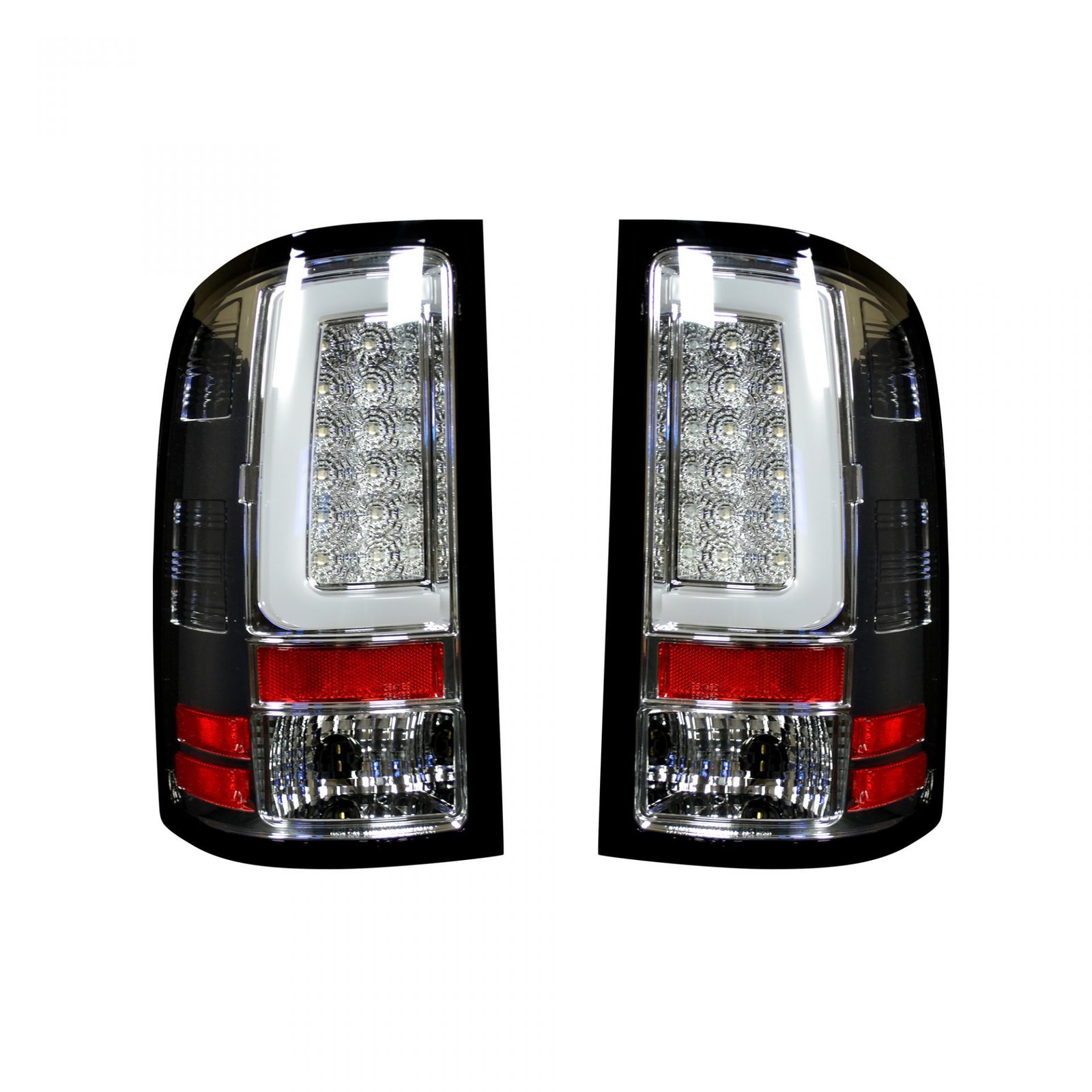 GMC Sierra 07-13 Tail Lights OLED in Clear - Image 1
