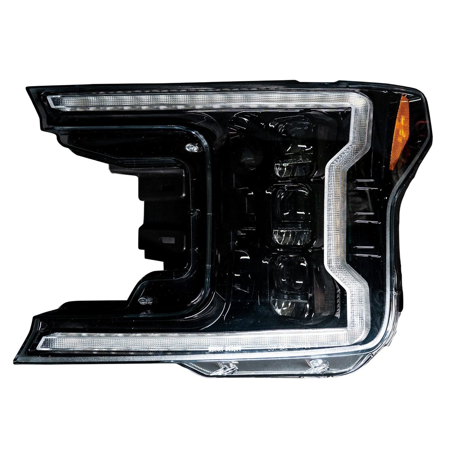 Ford F150 18-20 LED Headlights OLED DRL LED Turn Signals Smoked/Black - Image 2