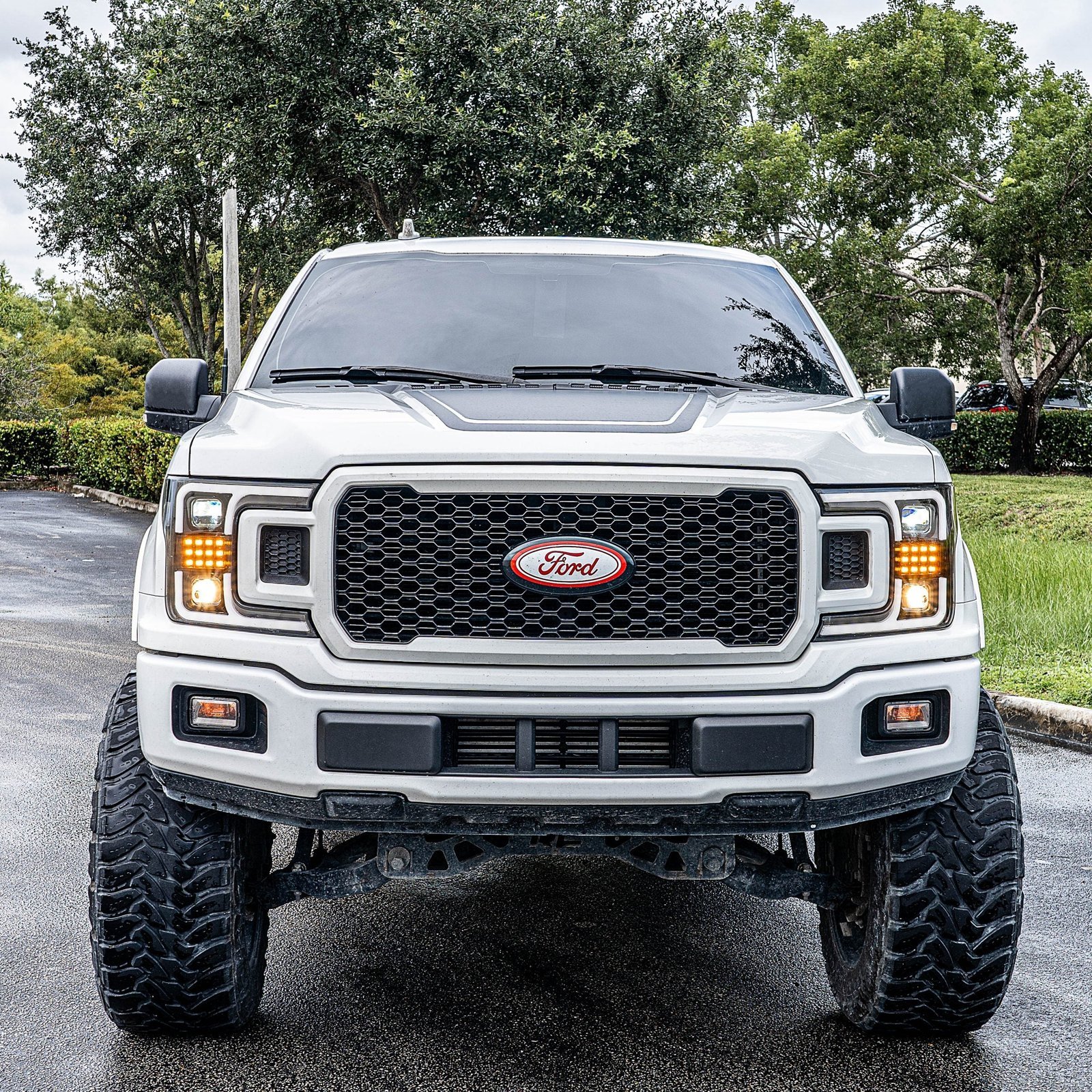 Ford F150 18-20 Projector Headlights OLED DRL LED Smoked/Black - Image 5