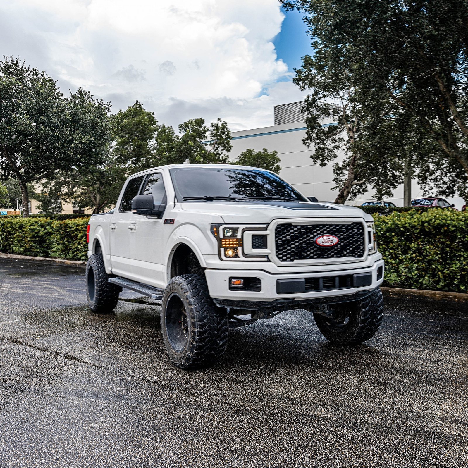 Ford F150 18-20 Projector Headlights OLED DRL LED Smoked/Black - Image 4