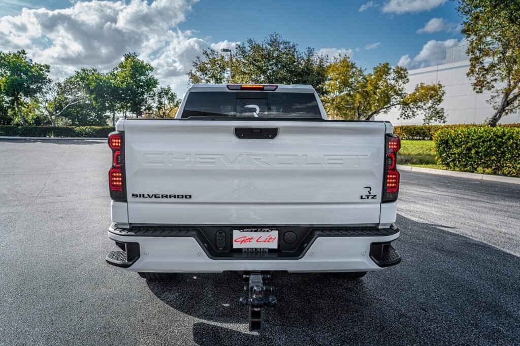 Chevy Silverado 1500 19-23 (Replaces OEM Halogen Tail Lights ONLY) Tail Lights OLED Smoked