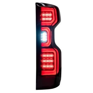 Chevy Silverado 1500 19-23 (Replaces OEM Halogen Tail Lights ONLY) Tail Lights OLED Smoked - Image 8