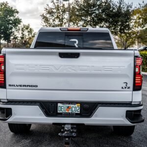 Chevy Silverado 1500 19-23 (Replaces OEM LED Tail Lights ONLY) OLED Smoked - Image 14