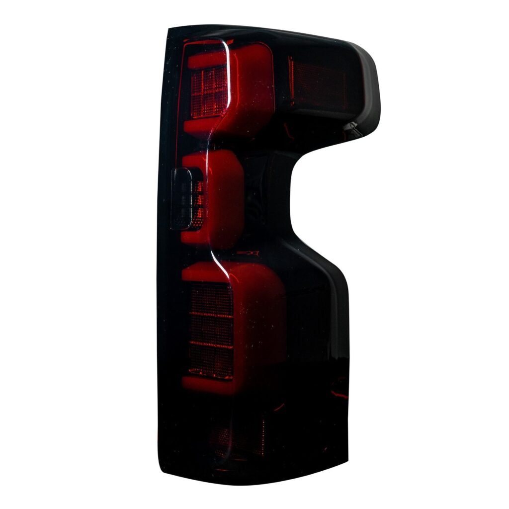 Chevy Silverado 1500 19-23 (Replaces OEM Halogen Tail Lights ONLY) Tail Lights OLED Red Smoked