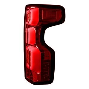 Chevy Silverado 1500 19-23 (Replaces OEM Halogen Tail Lights ONLY) Tail Lights OLED Red - Image 2