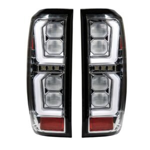 GMC Sierra 1500 19-21 & 2500/3500 20-21 Tail Lights OLED Clear - Image 1