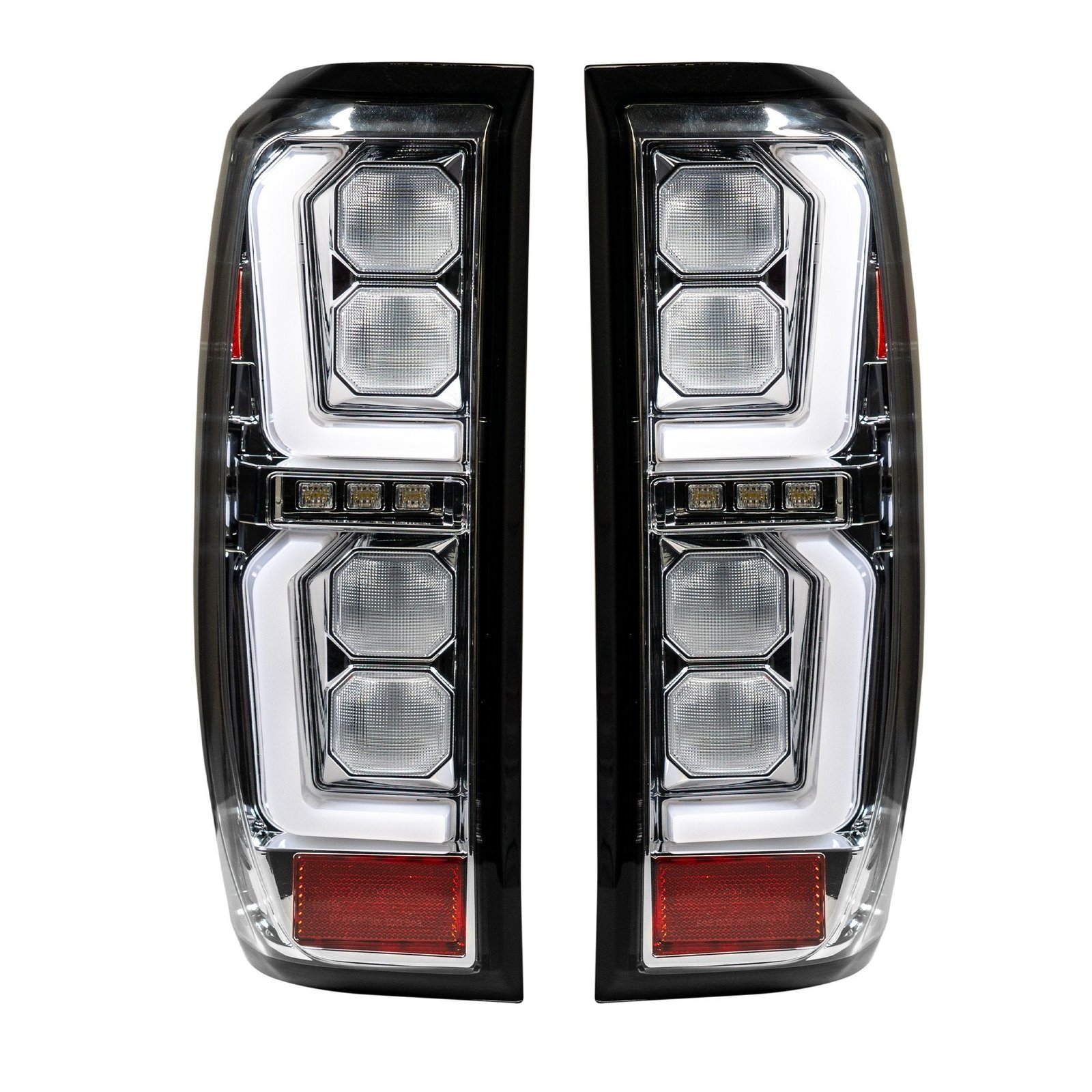 GMC Sierra 1500 19-21 & 2500/3500 20-21 Tail Lights OLED Clear - Image 1