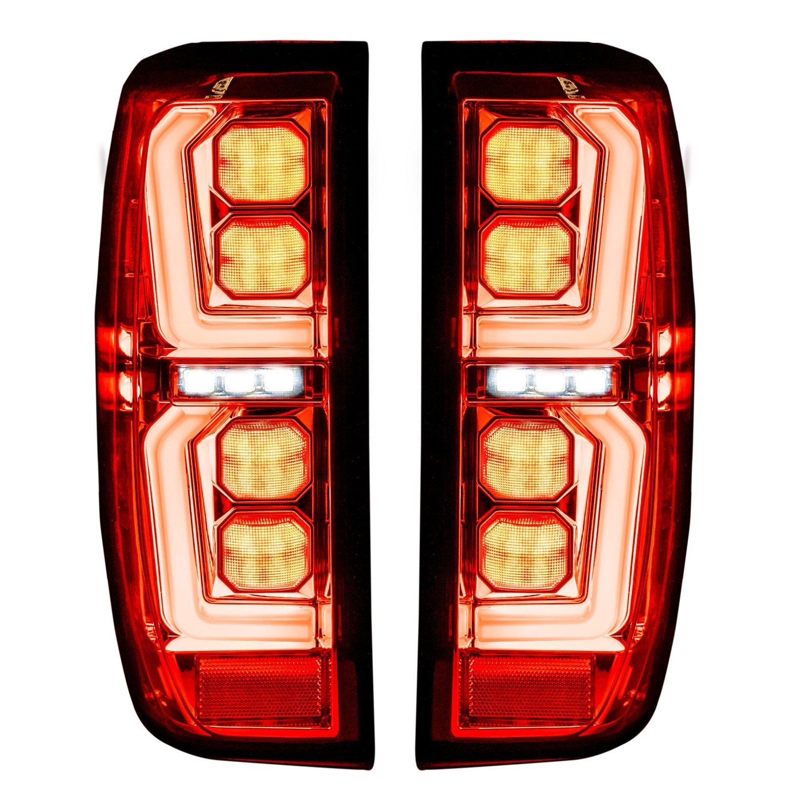 GMC Sierra 1500 19-21 & 2500/3500 20-21 Tail Lights OLED Clear - Image 2